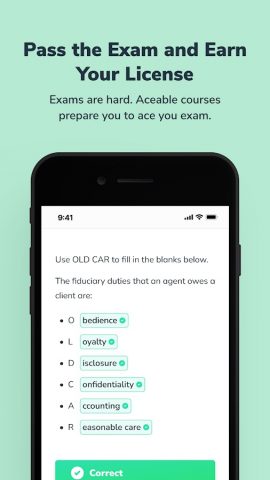 Aceable Real Estate, Insurance для Android — скриншот 4