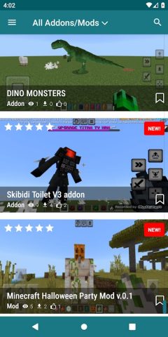 Addons & Mods for Minecraft для Android — скриншот 1