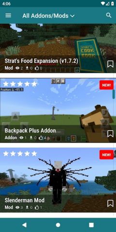 Addons & Mods for Minecraft для Android — скриншот 3