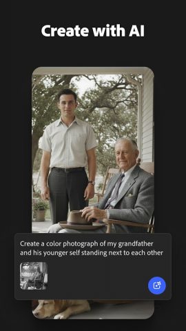 Adobe Firefly: ИИ-генератор для Android — скриншот 1