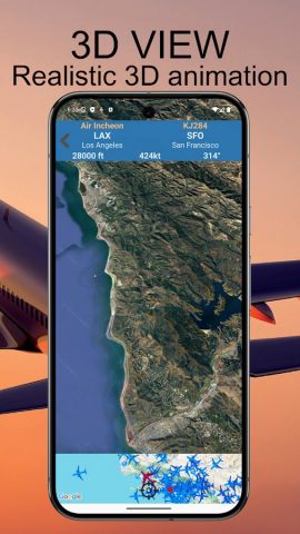 Air Traffic — flight tracker для Android — скриншот 3