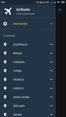 AirRadio для Android — скриншот 1