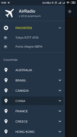 AirRadio для Android — скриншот 3