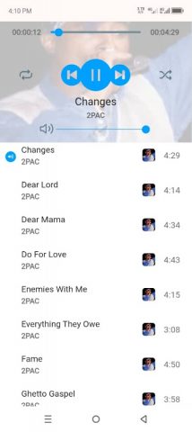 All 2Pac Songs: Tupac Shakur для Android — скриншот 2