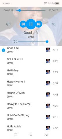 All 2Pac Songs: Tupac Shakur для Android — скриншот 3