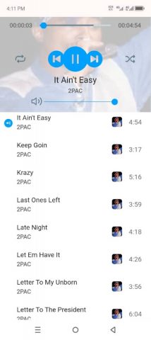 All 2Pac Songs: Tupac Shakur для Android — скриншот 4