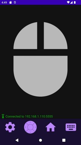 Android TV ADB Mouse Keyboard для Android — скриншот 1