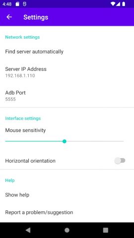 Android TV ADB Mouse Keyboard для Android — скриншот 3