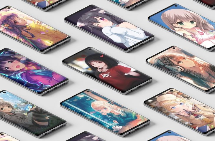 Аниме Девушка обои для Android — скриншот 1