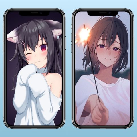 Аниме Девушка обои для Android — скриншот 4