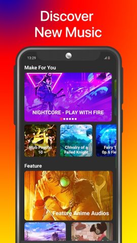Anime Music для Android — скриншот 1