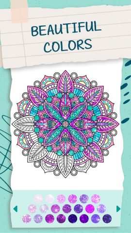 Антистресс Раскраска Взрослые для Android — скриншот 1