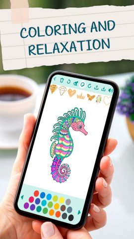 Антистресс Раскраска Взрослые для Android — скриншот 3
