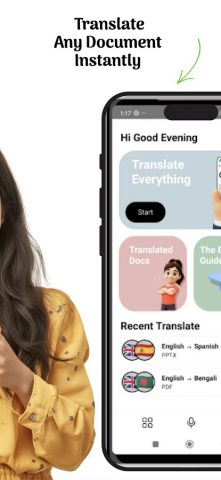 AnyTranslate — PDF, Doc, Photo для Android — скриншот 2