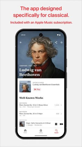Apple Music Classical для Android — скриншот 1