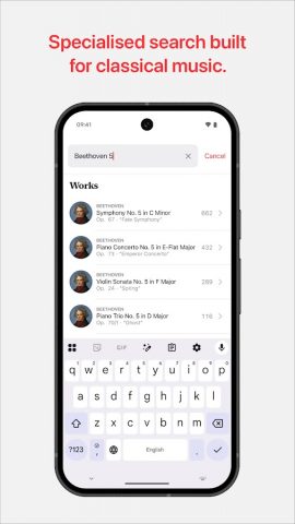 Apple Music Classical для Android — скриншот 3