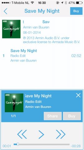 Armin van Buuren для iOS — скриншот 4