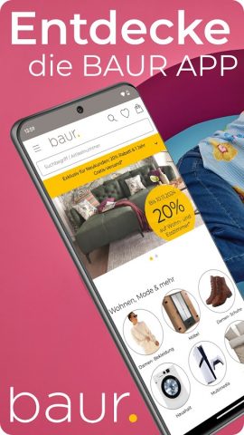 BAUR – Mode, Möbel & Co для Android — скриншот 1