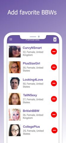 BBW Match — Date Curvy Singles для iOS — скриншот 5