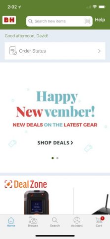 B&H Photo, Video & Pro Audio для iOS — скриншот 1