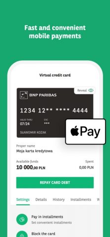 BNP Paribas GOmobile для iOS — скриншот 4