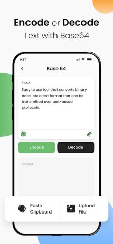 Base64 Encoder Decoder для Android — скриншот 2