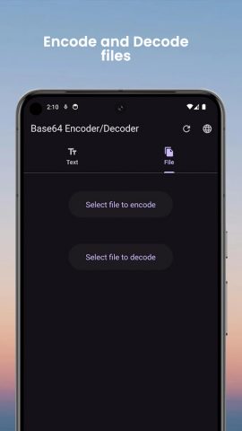 Base64 Encoder Decoder для Android — скриншот 4