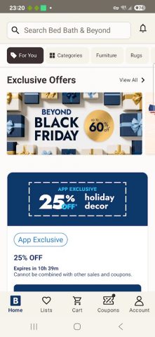 Bed Bath & Beyond для Android — скриншот 2
