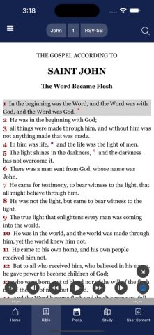 Bible — Catholic Study для iOS — скриншот 3