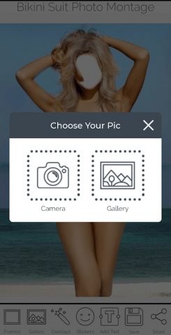 Бикини Фотомонтаж для Android — скриншот 4