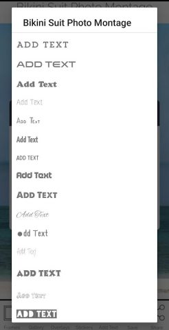Бикини Фотомонтаж для Android — скриншот 5