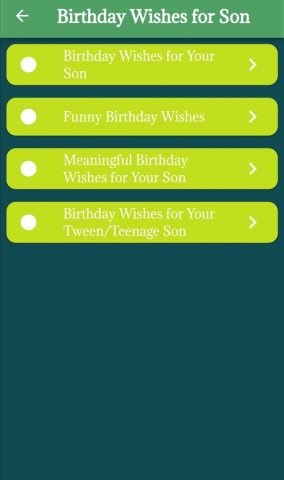 Birthday Wishes for Son для Android — скриншот 3
