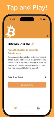 Bitcoin Puzzle для Android — скриншот 1