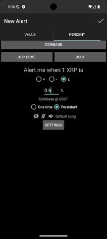 Bitcoin Ticker Widget для Android — скриншот 4