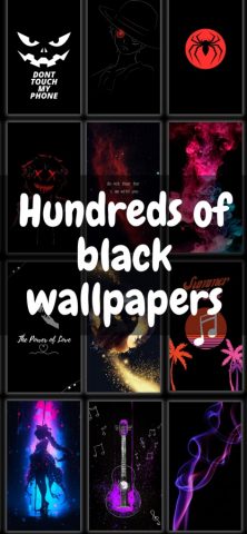 Black Wallpaper 4k для iOS — скриншот 2