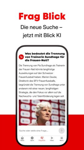 Blick Nachrichten & Sport для Android — скриншот 1