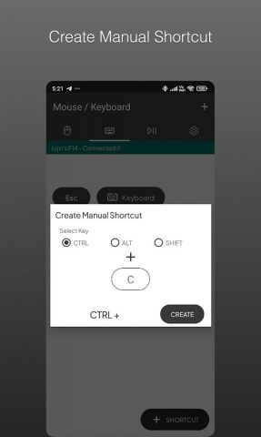 Bluetooth Keyboard & Mouse для Android — скриншот 4