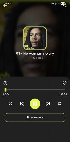 Bob Marley Songs Offline для Android — скриншот 4