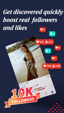 Booster-followers для Android — скриншот 1