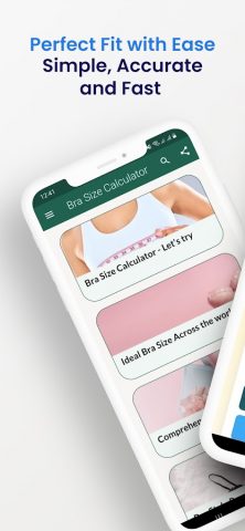 Bra Size Calculator для Android — скриншот 1