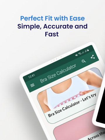 Bra Size Calculator для Android — скриншот 5