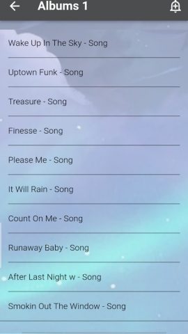 Bruno Mars Song для Android — скриншот 3