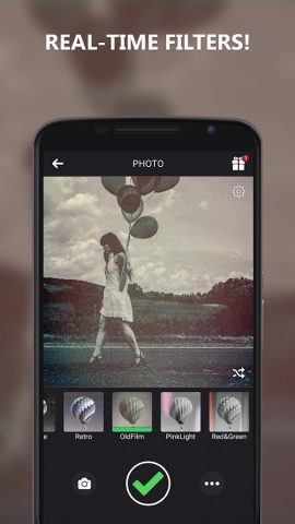 Черно-белая Камера для Android — скриншот 2