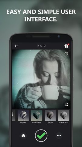 Черно-белая Камера для Android — скриншот 4