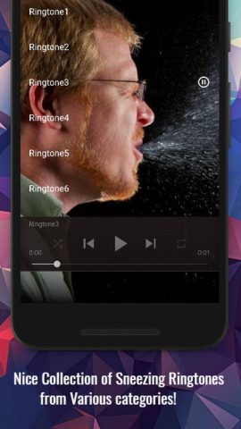 Чихание рингтоны для Android — скриншот 2