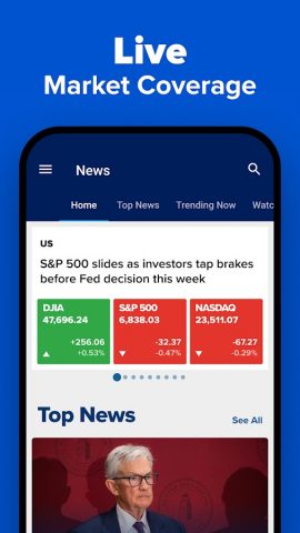 CNBC: Business & Stock News для Android — скриншот 1