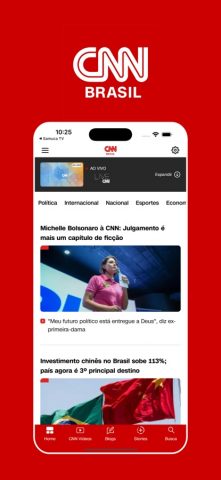 CNN Brasil для iOS — скриншот 1