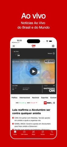 CNN Brasil для iOS — скриншот 2