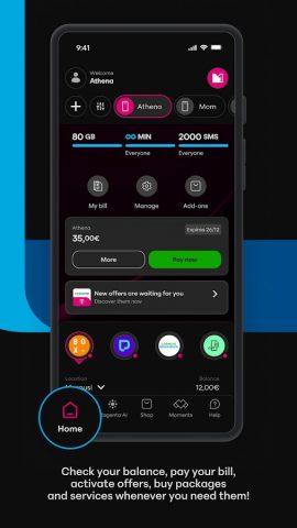 COSMOTE для Android — скриншот 2