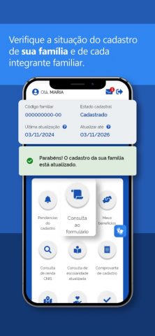 Cadastro Único для iOS — скриншот 2